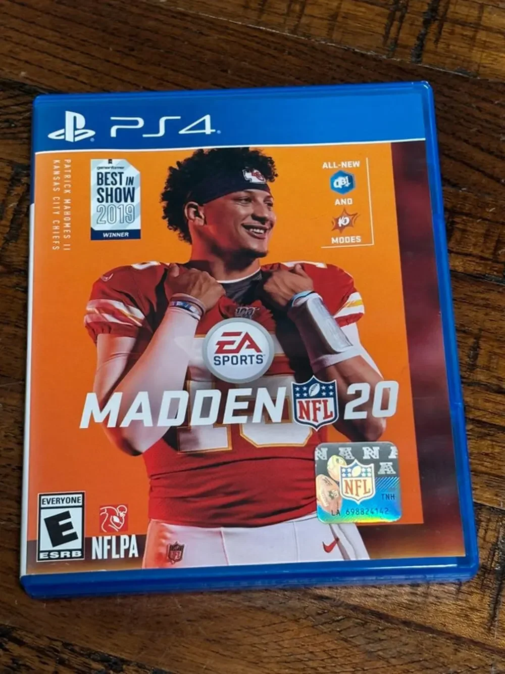 PS4 EA Sports Madden NFL 20 Patrick Mahomes Best In Show 2019 Football Game